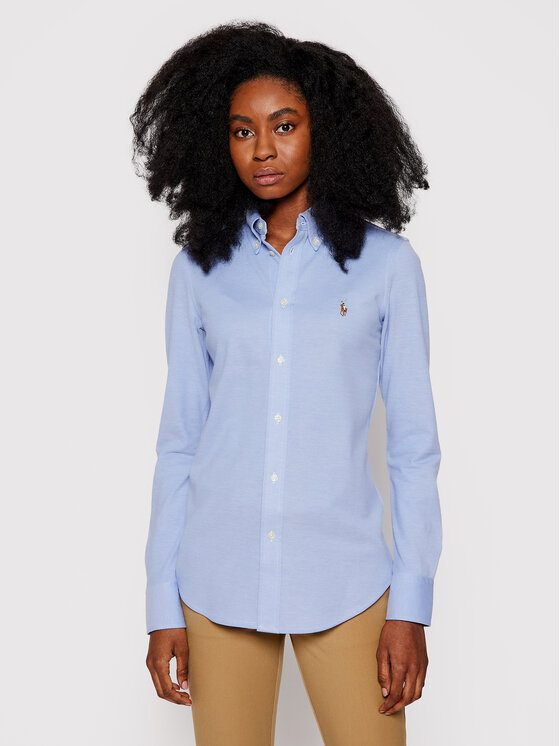 Polo Ralph Lauren Polo Ralph Lauren Särk 211664427001 Sinine Slim Fit