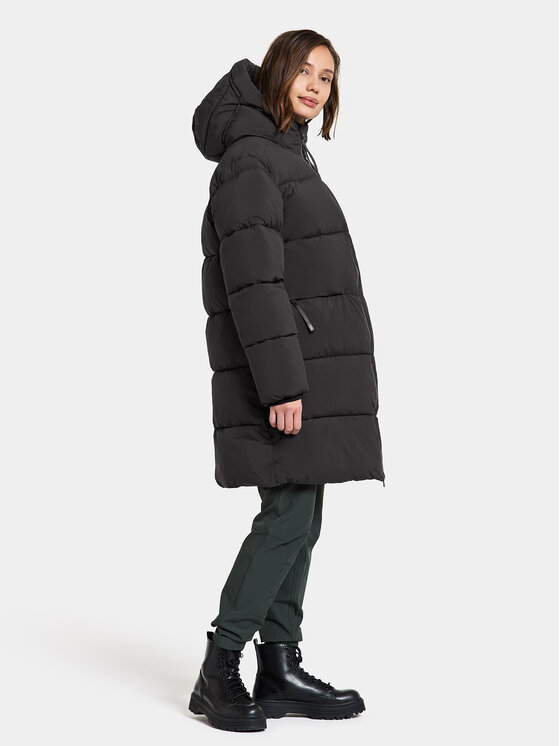 Didriksons Didriksons Kurtka zimowa Nomi Wns Parka 3 504832 Czarny Regular Fit
