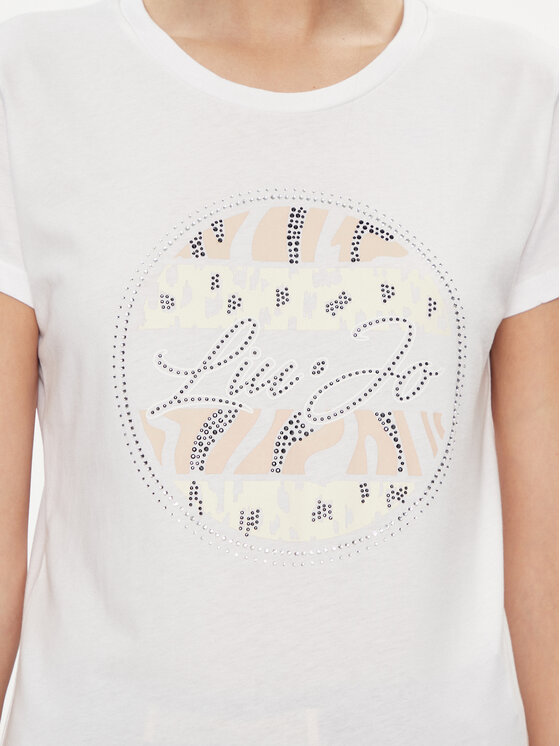 Liu Jo Liu Jo T-shirt WA4108 JS923 Bijela Regular Fit