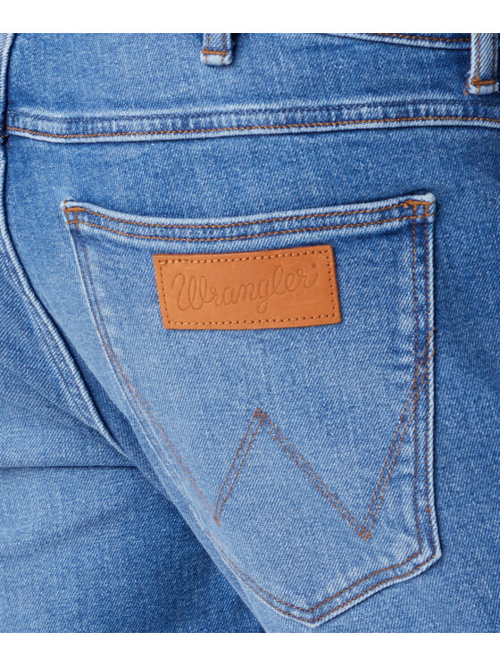 Wrangler Wrangler Jeansy W15QJX21Y Niebieski Straight Leg