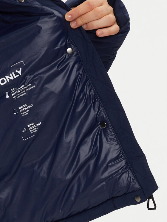 ONLY ONLY Geacă de iarnă Ann 15287909 Bleumarin Regular Fit