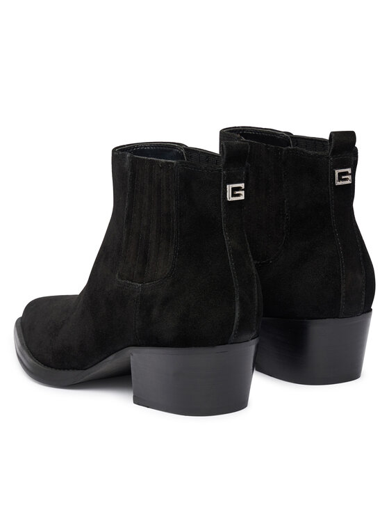 Guess Guess Kotníková obuv s elastickým prvkem FLTWYI SUE10 Černá