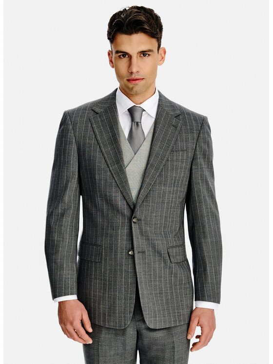Pako Lorente Pako Lorente Marynarka P26SP-3G-025 Szary Slim Fit