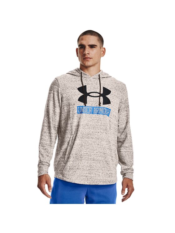 Under Armour Under Armour Bluza UA Rival Terry Logo Hoodie Szary Loose Fit