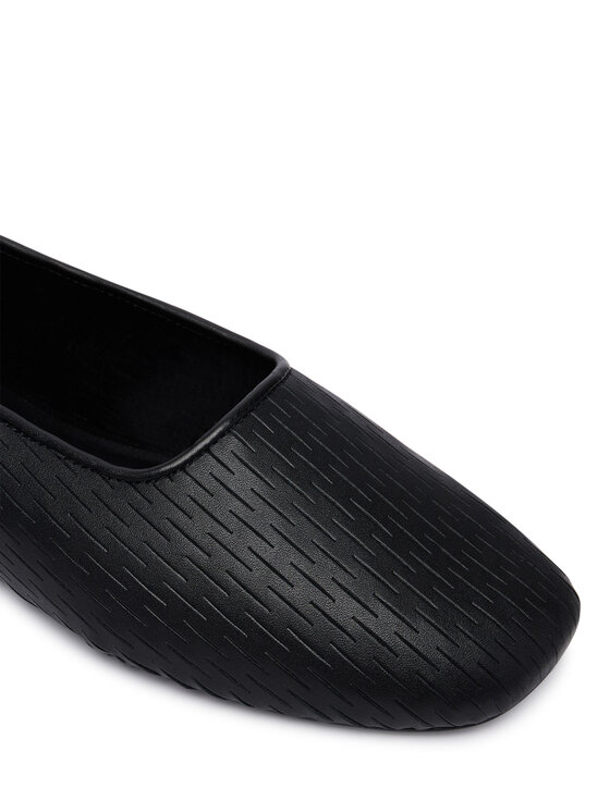 Calvin Klein Calvin Klein Baleriinad Oblique Ballerina Cut Lth HW0HW03033 Must