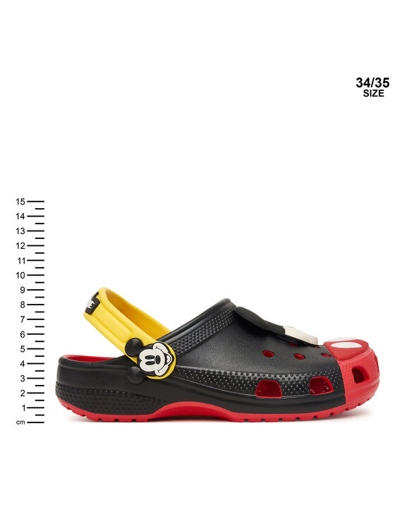 Crocs Crocs Klapki Mickey Mouse Cls Clg K 212295 Czarny