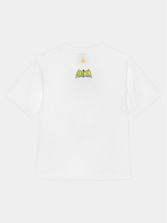 United Colors Of Benetton United Colors Of Benetton T-Shirt 3096C10IM Biały Regular Fit