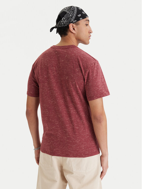 Quiksilver Quiksilver T-shirt EQYKT04416 Tamnocrvena Regular Fit