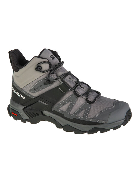 , rozmiar 45/1/3, Szary, Salomon X Ultra 4 Mid GTX