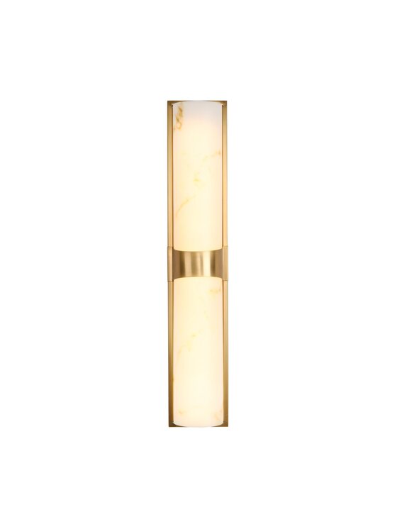 MIAhome MIAhome Lampa ścienna MURO LED biały marmur 66 cm Biały
