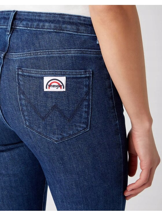 Wrangler Wrangler Jeansy Flare 623 Niebieski Flare Fit