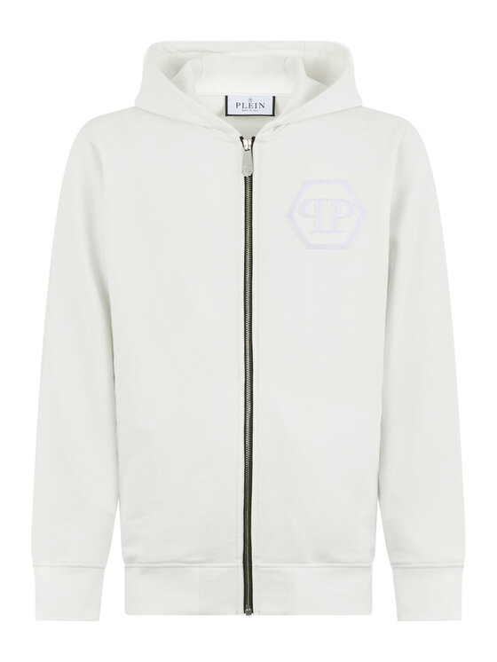 PHILIPP PLEIN PHILIPP PLEIN Felpa 31312 Bianco Athletic Fit