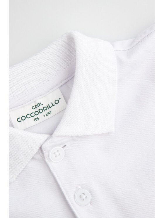 Coccodrillo Coccodrillo T-Shirt ZC5143502EBB-001 Bílá Regular Fit