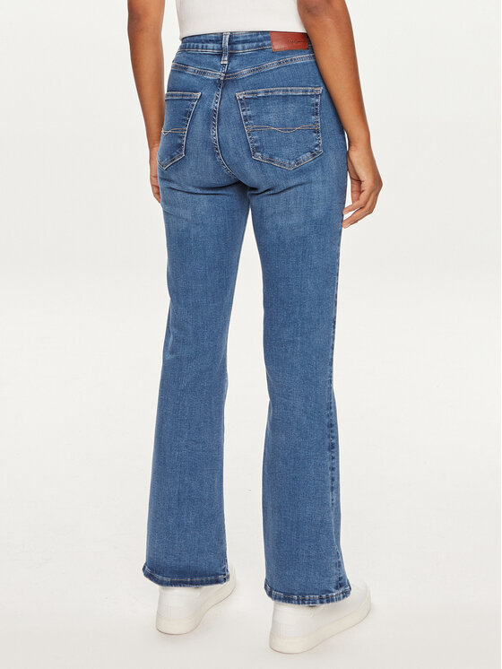 Pepe Jeans Pepe Jeans Jeansy PL204733 Niebieski Flare Fit