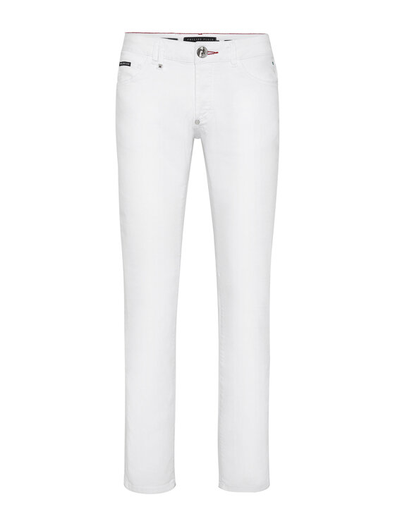 PHILIPP PLEIN PHILIPP PLEIN Jeans 14873 Bianco Straight Leg