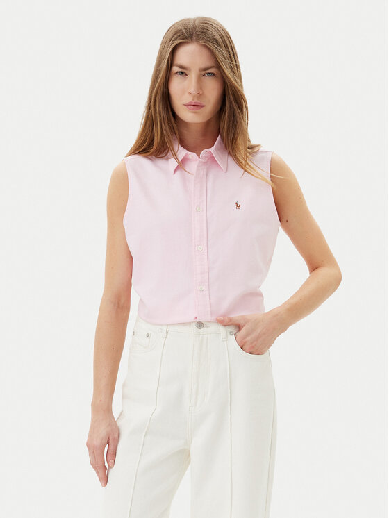 Polo Ralph Lauren Polo Ralph Lauren Krekls 211968896003 Rozā Classic Fit