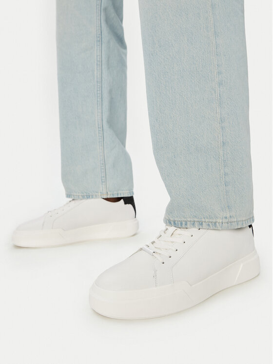 Calvin Klein Calvin Klein Sneakers Chunky Cupsole Laceup Clean Lth HM0HM02239 Weiß