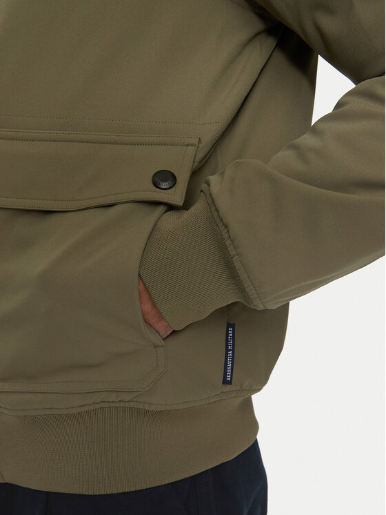 Aeronautica Militare Aeronautica Militare Prijelazna jakna 242AB2182CT3245 Zelena Regular Fit