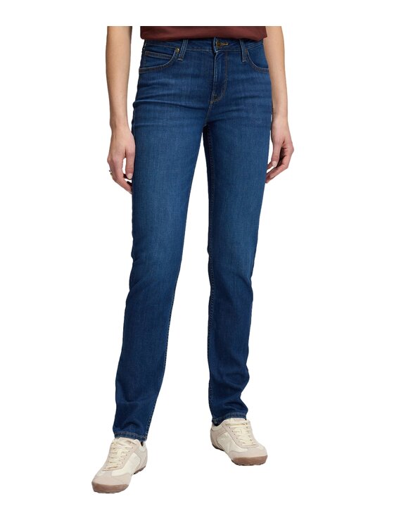 Lee Lee Jeansy 112385830 Niebieski Straight Leg