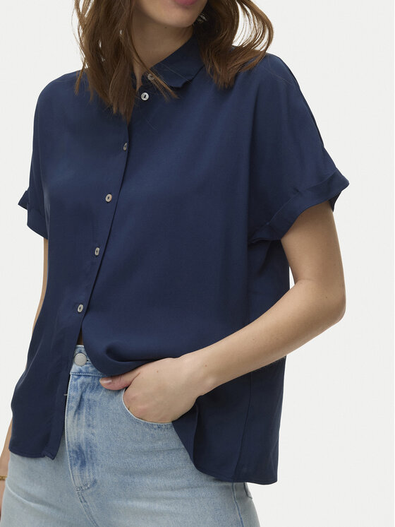 Vero Moda Vero Moda Srajca Alice 10342668 Mornarsko modra Regular Fit