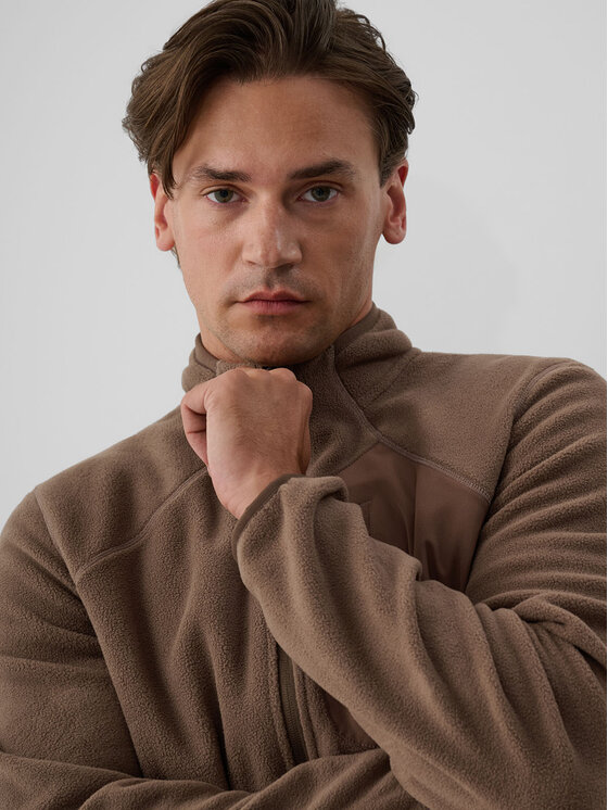 4F 4F Polar COMMERCIAL Brązowy Regular Fit