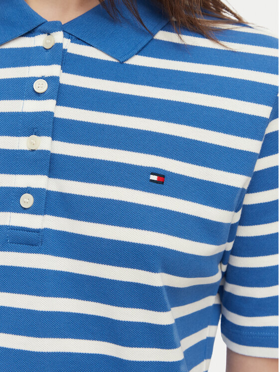Tommy Hilfiger Tommy Hilfiger Polo 1985 WW0WW43224 Niebieski Regular Fit