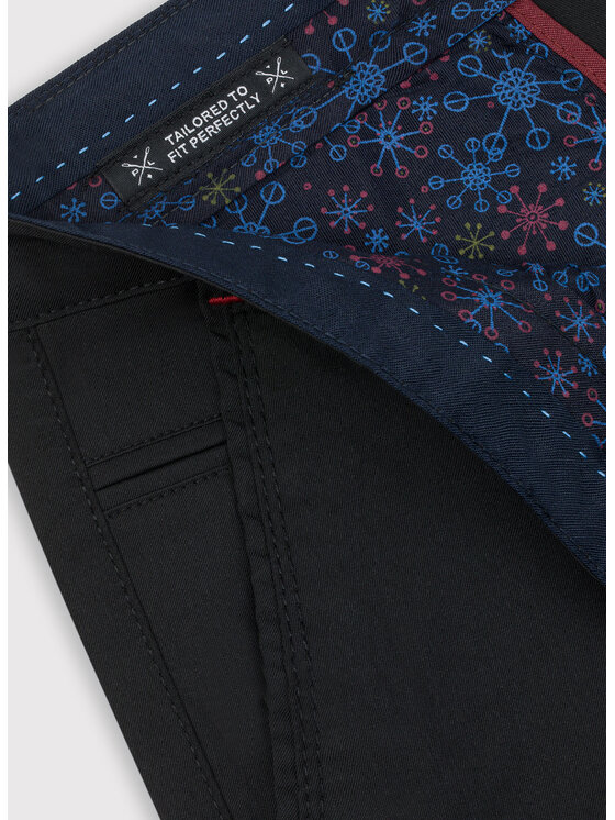 Pako Lorente Pako Lorente Spodnie materiałowe P22WF-WX-006 Czarny Slim Fit