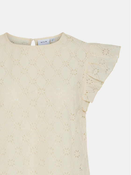 Vila Vila Bluse Sumia 14097198 Weiß Regular Fit