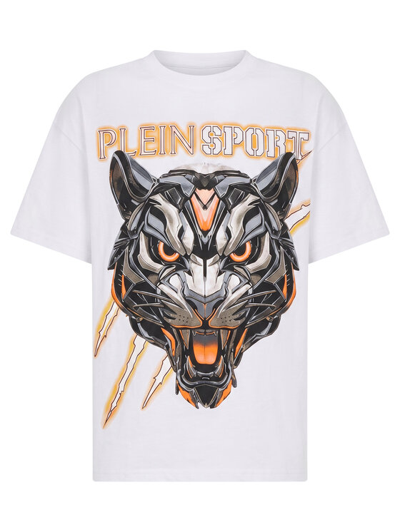 Plein Sport Plein Sport T-Shirt 31529 Bílá Regular Fit