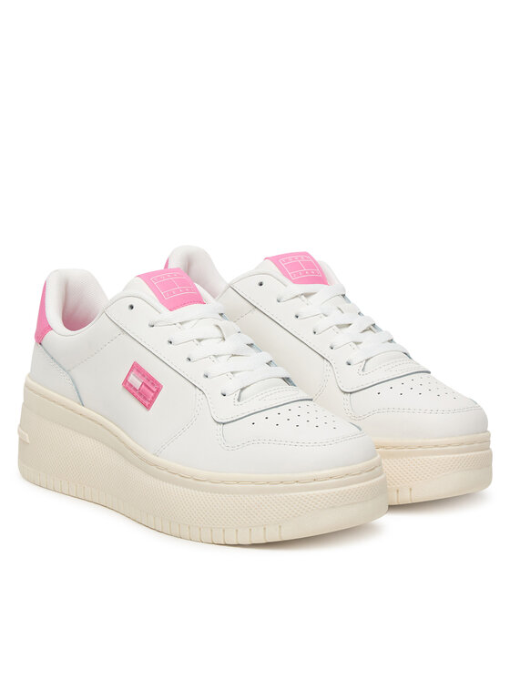 Tommy Jeans Tommy Jeans Superge Tjw Basket Flatform EN0EN02981 Bela