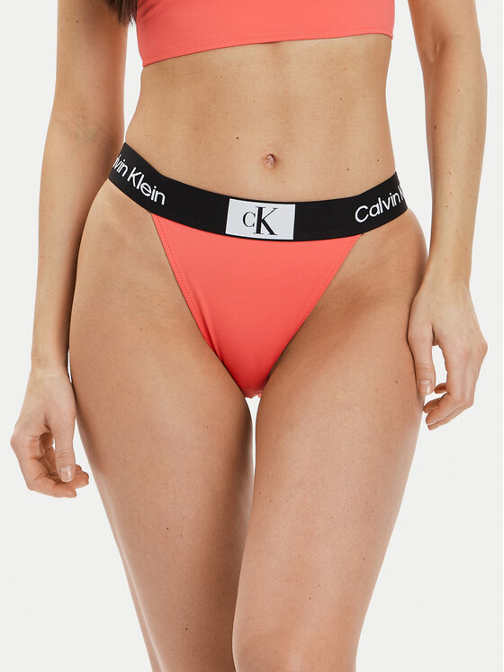 Calvin Klein Swimwear Calvin Klein Swimwear Spodní část bikin KW0KW02351 Korálová