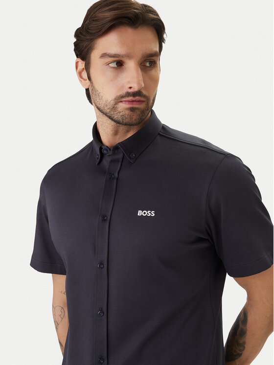BOSS BOSS Риза ST Motion 50555951 Тъмносин Regular Fit
