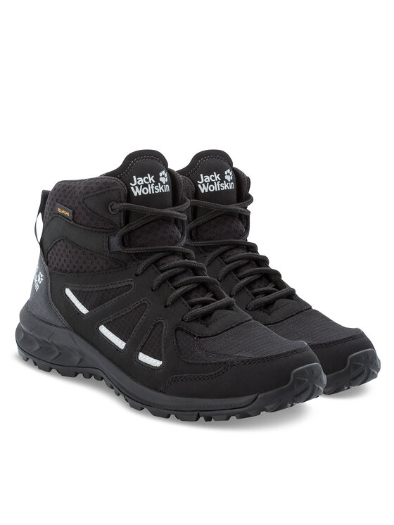 Jack Wolfskin Jack Wolfskin Trekking čevlji Woodland 2 Texapore Mid W 4051331 Siva