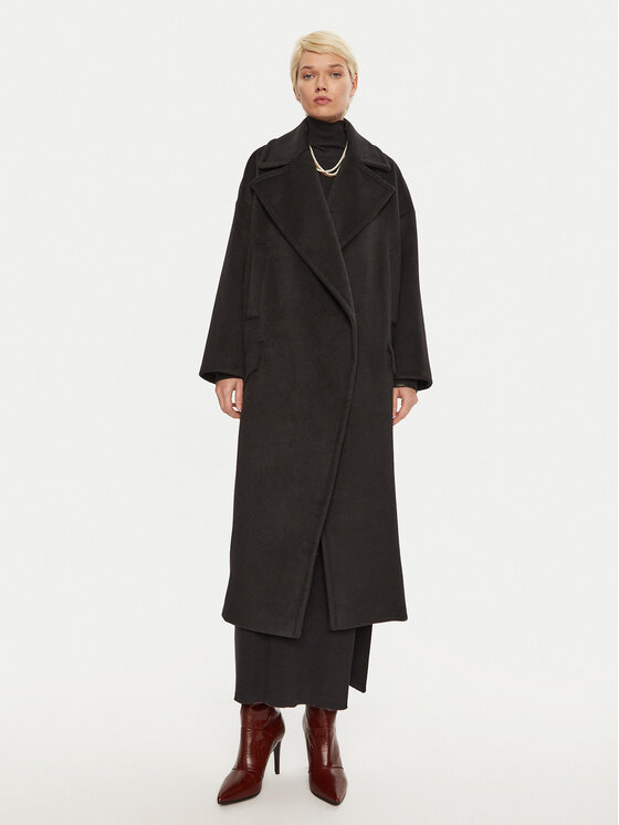 Imperial Palton de iarnă KG26IIK Negru Oversize