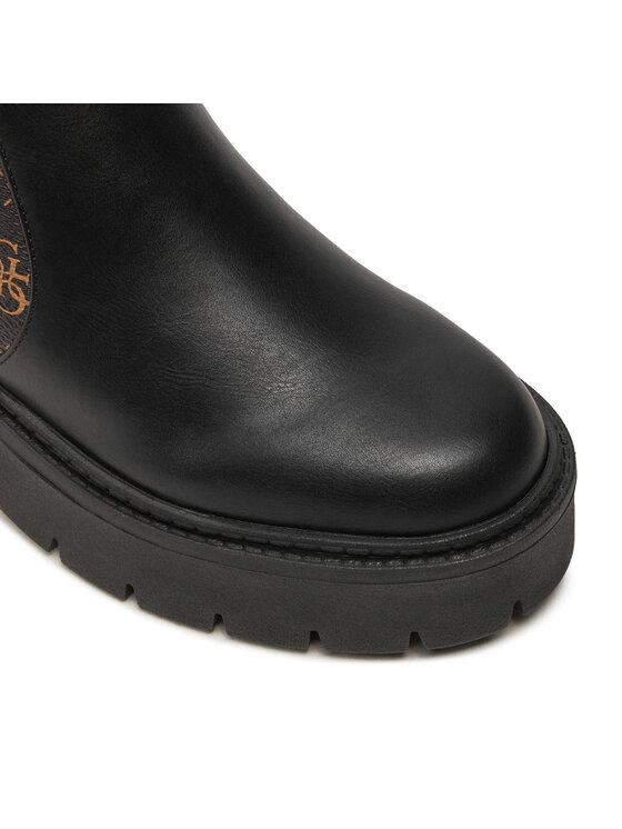 Guess Guess Ghete Jodhpur Shuze FLTSHU ELE10 Negru