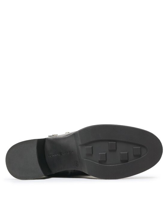 Tommy Hilfiger Tommy Hilfiger Botine Belt Heeled FW0FW06766 Negru
