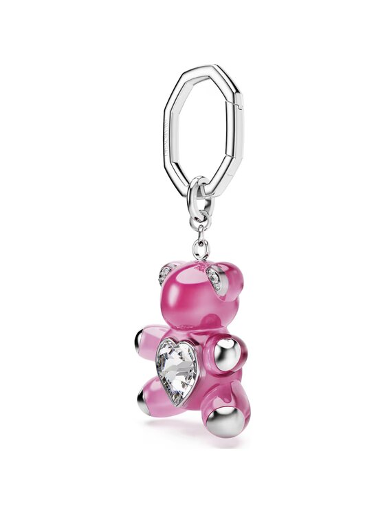 Swarovski Swarovski Brelok Różowy Miś 5735365 Niebieski