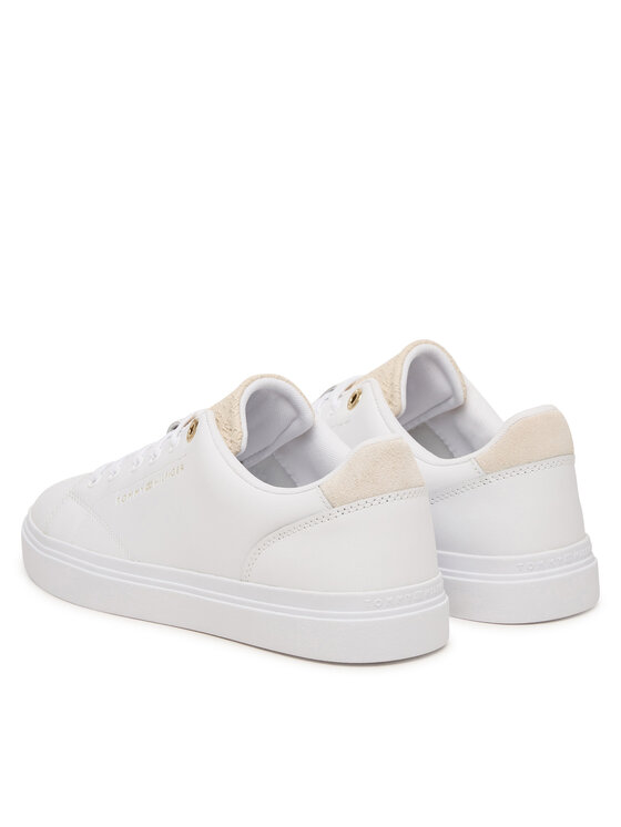 Tommy Hilfiger Tommy Hilfiger Sneakersy Th Feminine Cupsole Monogram FW0FW09606 Biały