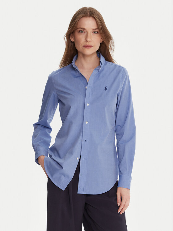 Polo Ralph Lauren Polo Ralph Lauren Krekls 211941509001 Zils Slim Fit
