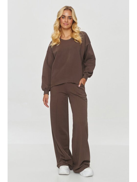 Makadamia Makadamia Dres M849 Brązowy