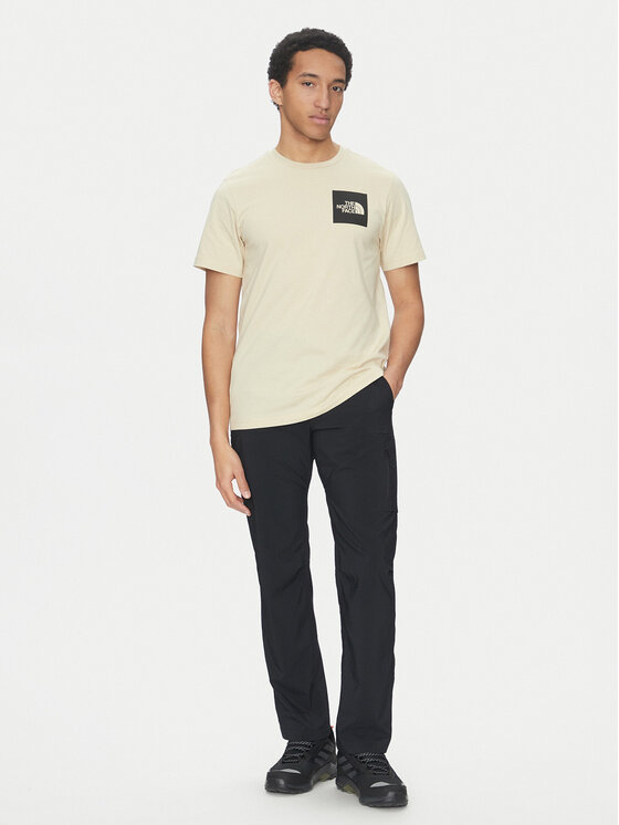 The North Face The North Face T-Shirt Fine NF0A8A6M Beżowy Regular Fit
