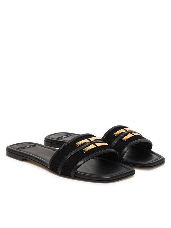 Elisabetta Franchi Elisabetta Franchi Klapki SA72L61E2 Czarny