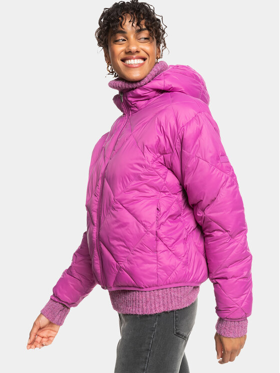 Roxy Roxy Geacă Wind Swept Hood Jckt ERJJK03571 Roz Regular Fit
