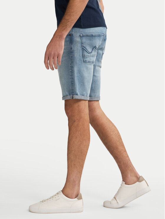 Petrol Industries Petrol Industries Pantaloni scurți de blugi M-1050-SHO002 Albastru Regular Fit