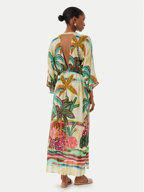 LOLA CASADEMUNT LOLA CASADEMUNT Sukienka letnia LS2616024 Kolorowy Relaxed Fit