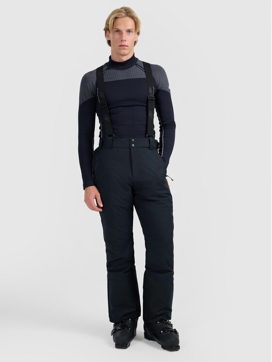 4F 4F Pantaloni da sci 4FWAW25TFTRM0928-20S Nero Regular Fit
