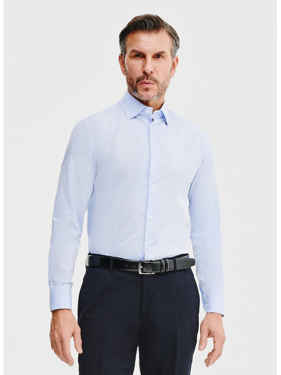 Pako Lorente Pako Lorente Koszula P25SF-1X-010 Niebieski Slim Fit