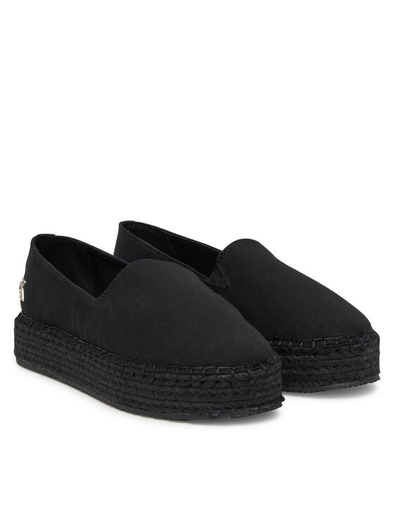 Calvin Klein Jeans Calvin Klein Jeans Espadryle Flatform Esdparille Mg/Hdw YW0YW01737 Czarny