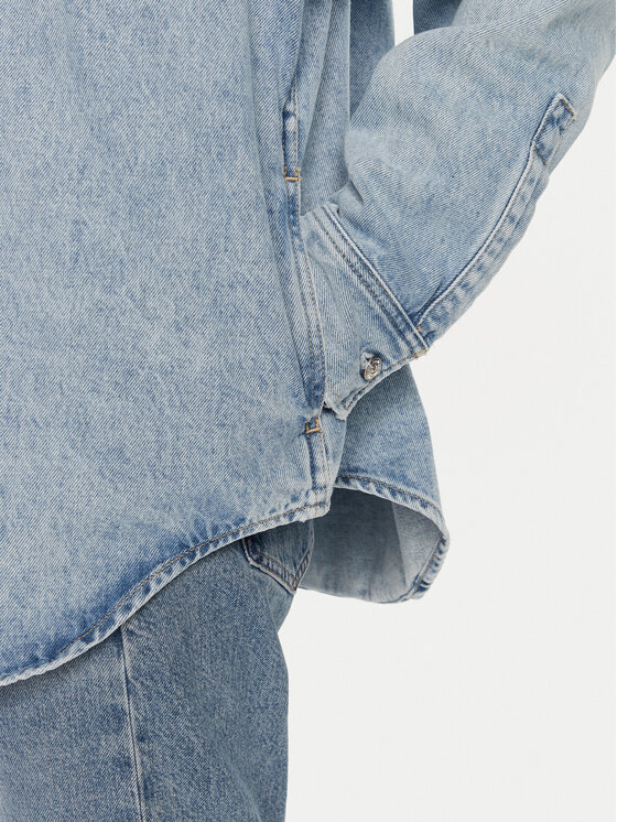 Calvin Klein Jeans Calvin Klein Jeans cămașă de blugi J20J224049 Albastru Relaxed Fit