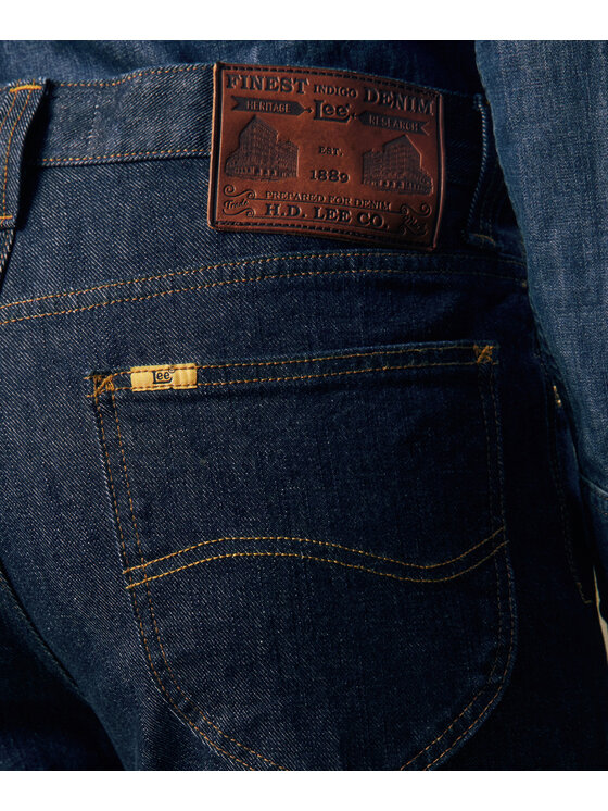 Lee Lee Jeansy 112387690 Granatowy Slim Fit